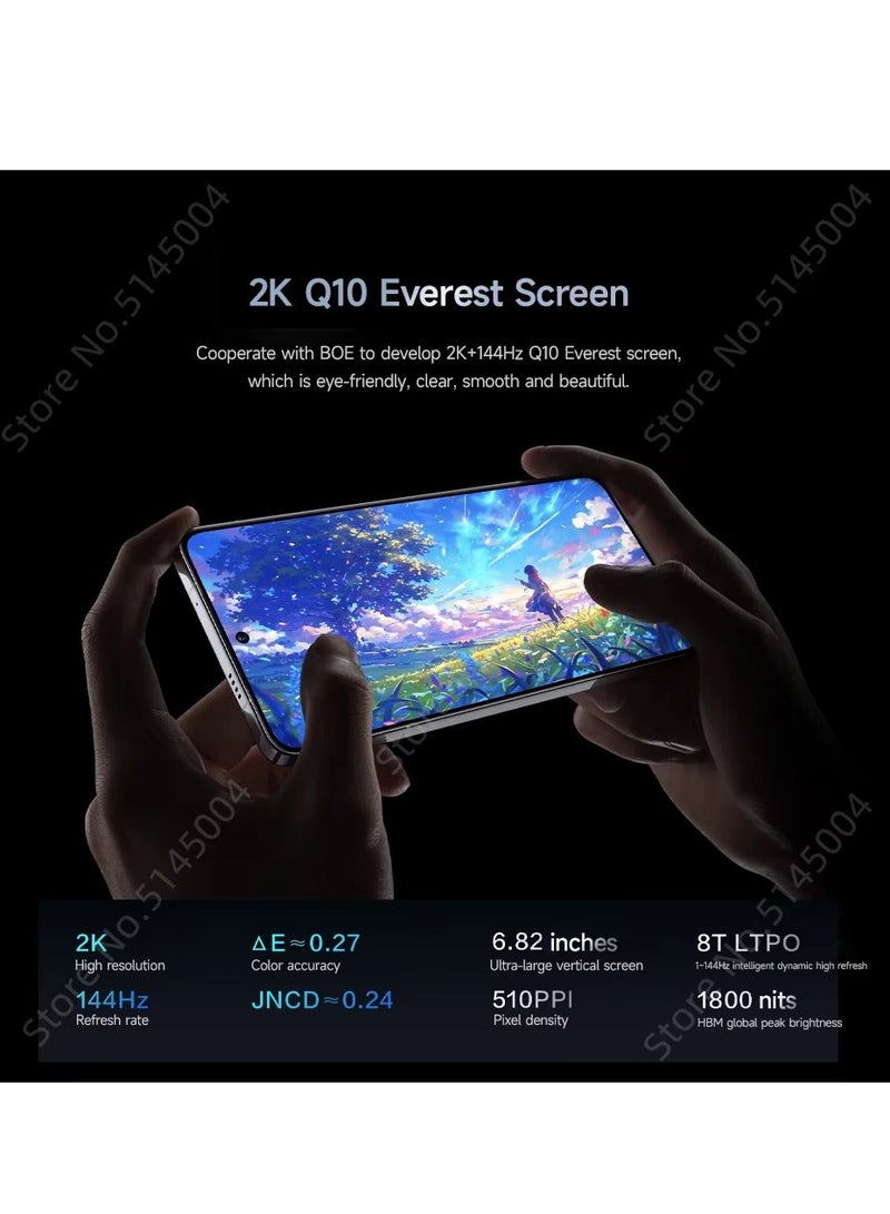 13 Mobile 16GB - 256GB Gray 5G NFC Snapdragon 8 Elite Octa Core 6.82” Display 50MP OIS Triple Camera Smartphone 120W Fast Charger 6150mAh Battery with Google play Chinese version