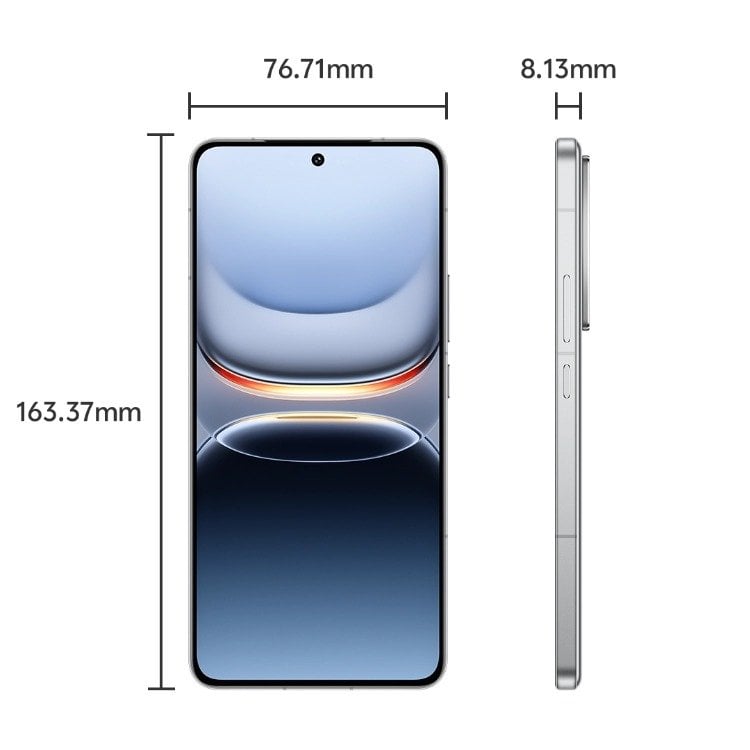 13 Mobile 16GB - 256GB Gray 5G NFC Snapdragon 8 Elite Octa Core 6.82” Display 50MP OIS Triple Camera Smartphone 120W Fast Charger 6150mAh Battery with Google play Chinese version