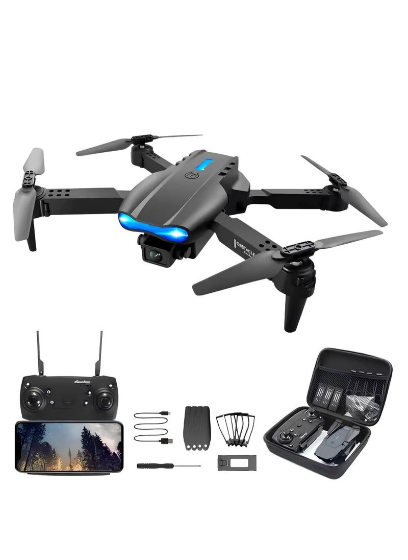 Drone with HD Camera E99 Black – Remote Controller, FPV WiFi Live Streaming, Foldable Quadcopter for Kids & Adults – Drone X Pro with Long Battery Life, Easy Control, and Stunning Aerial Footage – Ideal for Beginners