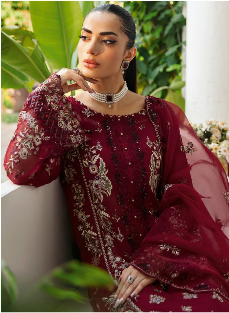Dastak Chiffon Stitched Dress