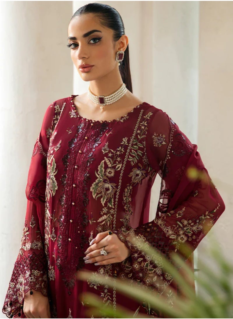 Dastak Chiffon Stitched Dress