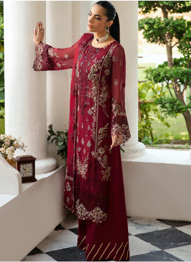 Dastak Chiffon Stitched Dress