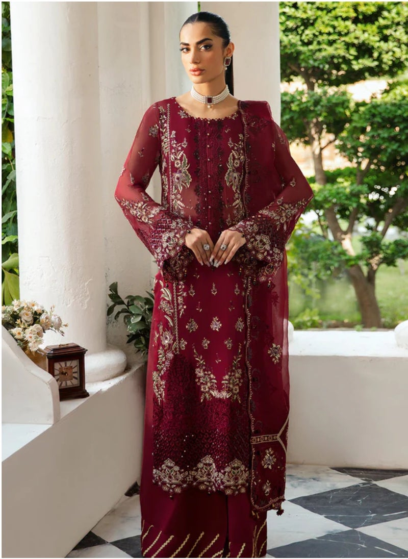 Dastak Chiffon Stitched Dress