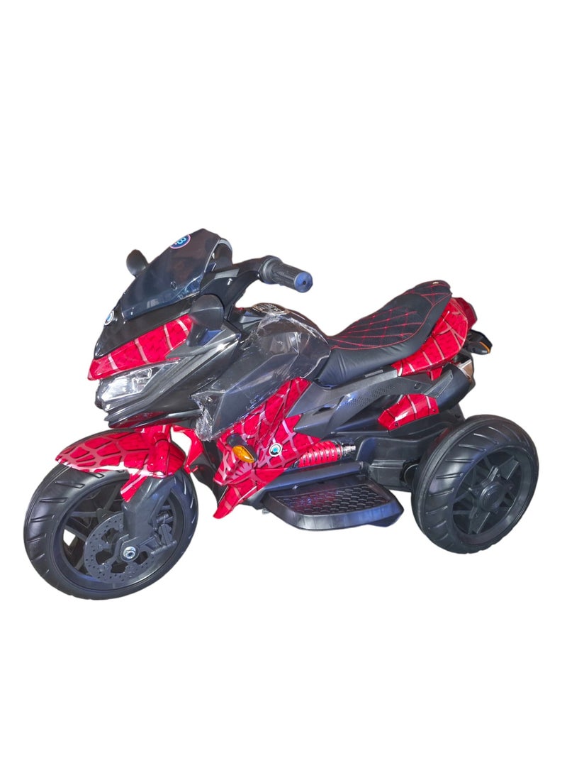 Lovely Baby LB 5188DX 12V Ride-On Bike for Kids, Fun Ride-On for Ages 2-5 Years - Red