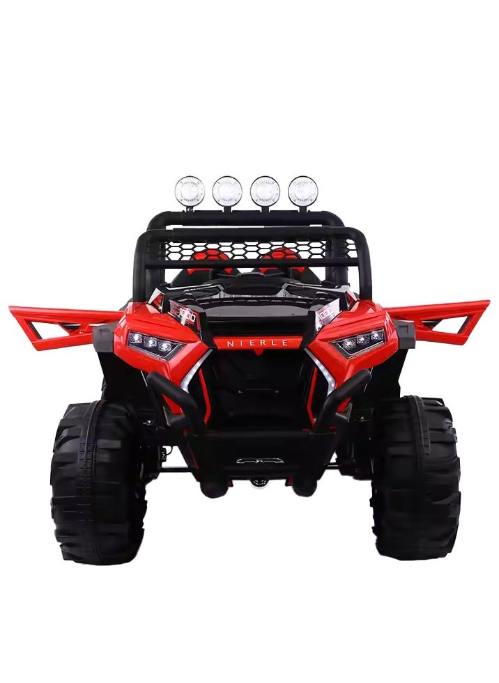 Lovely Baby Powered Riding Jeep LB 918L, Off-Road Remote Control Car - Red