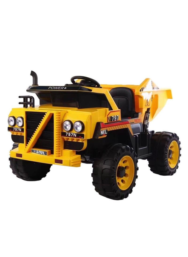 Lovely Baby Powered Ride on Jeep LB 797E for Kids, Off-Road Remote Control Car - Yellow