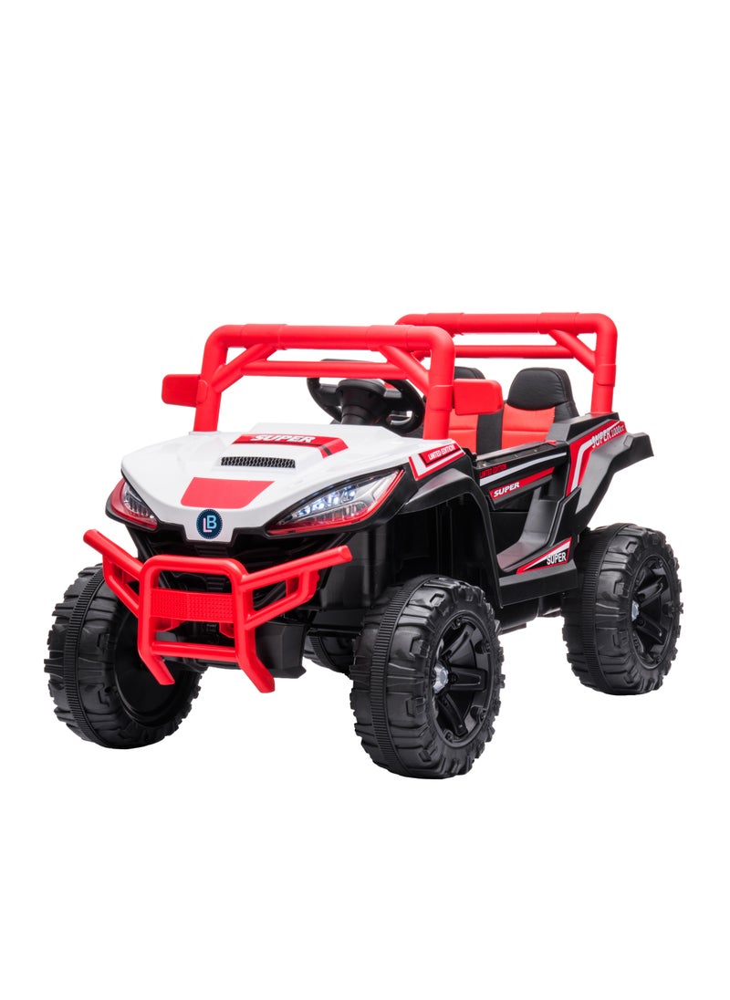 Lovely Baby LB 3090E Kids Battery Operated Ride-On Car/Jeep for Ages 1-4yr - Red