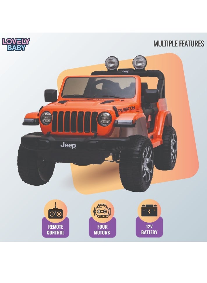 Lovely Baby Powered Ride on Jeep LB 555EL for Kids - Red