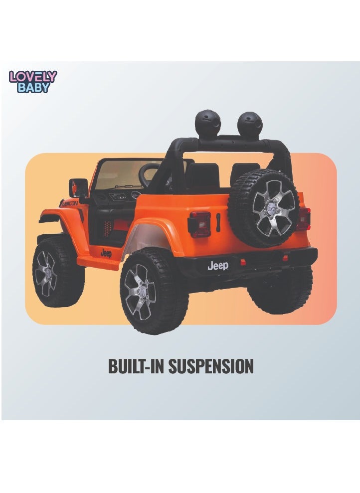 Lovely Baby Powered Ride on Jeep LB 555EL for Kids - Orange