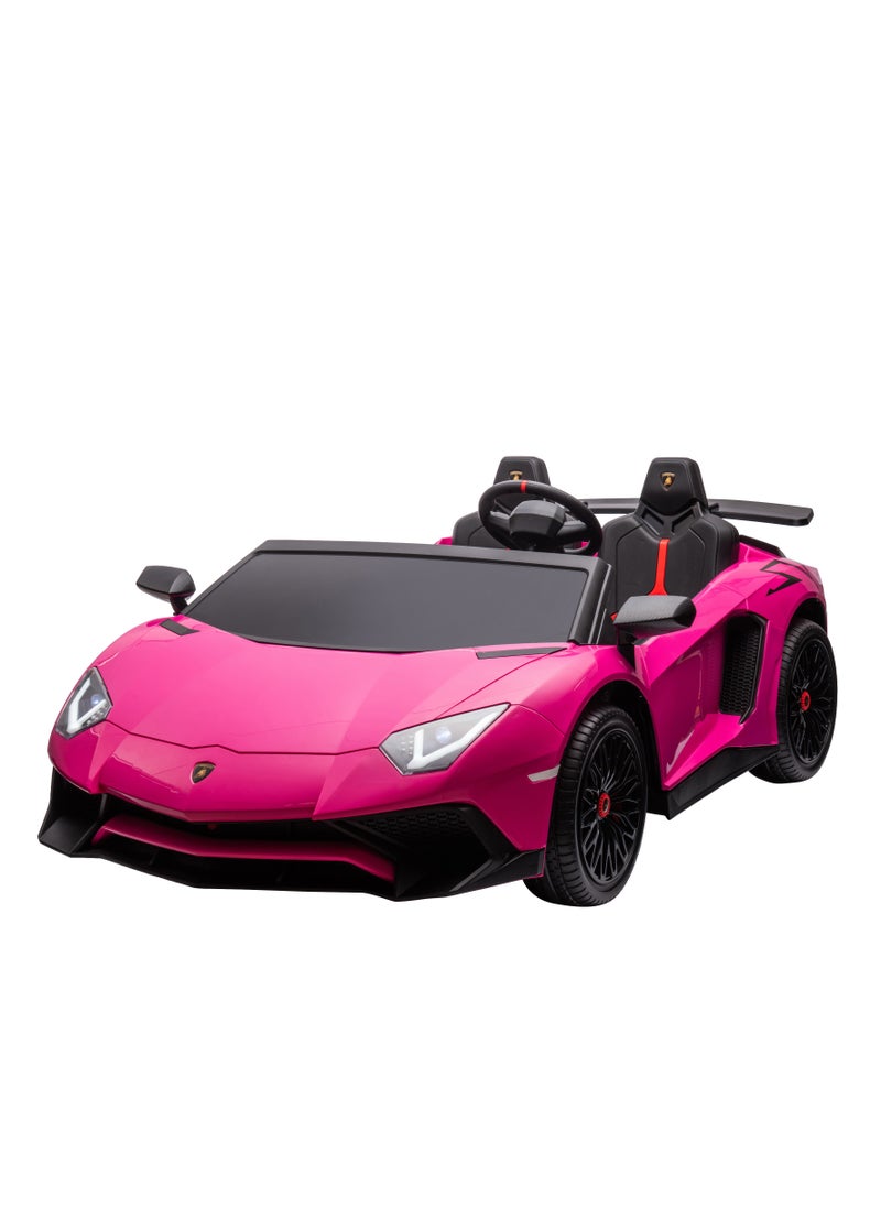 Lovely Baby Powered Riding Car LB 308EL,Battery Operated Ride-On Car for Kids - Pink