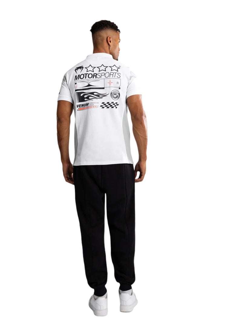 VENUM MOTORSPORT POLOS COTTON SNOW WHITE