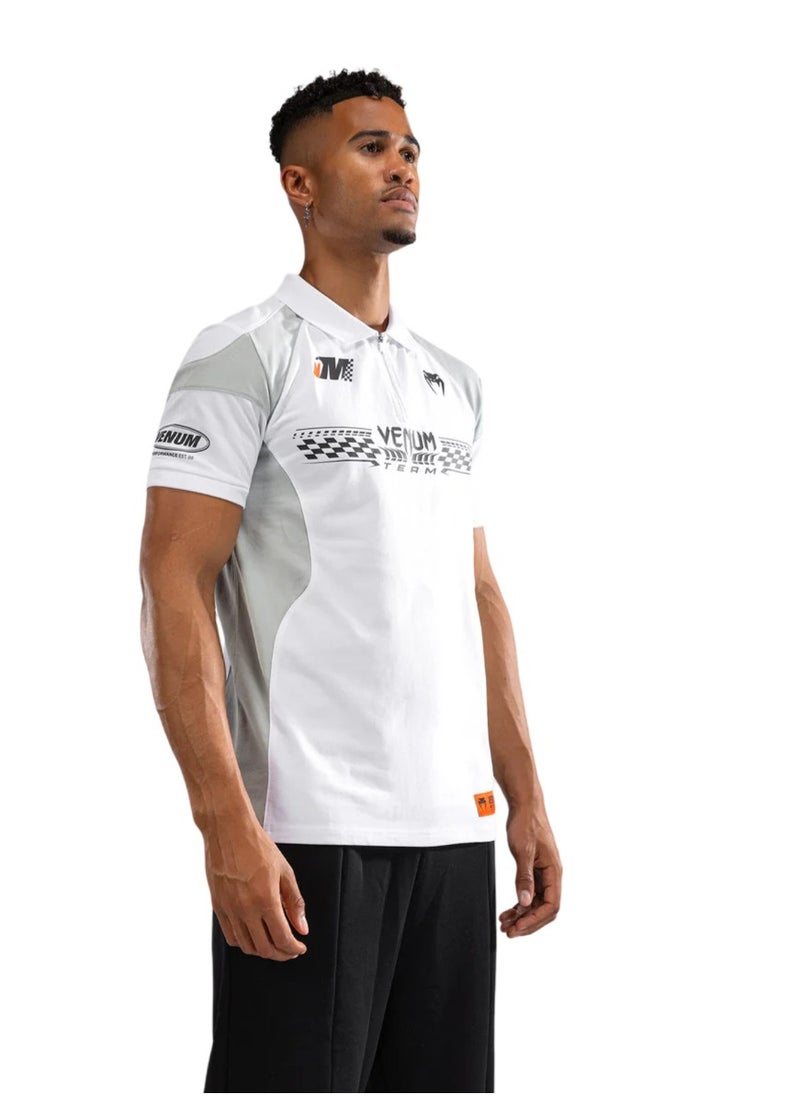 VENUM MOTORSPORT POLOS COTTON SNOW WHITE