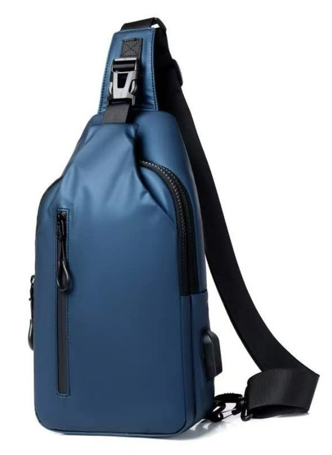 Skycare Sling Crossbody Bag Small Shoulder Backpack for Men Waterproof Slim Chest Bags Casual Daypack for Travel Cycling
