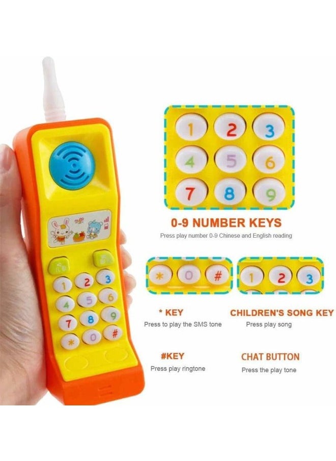 Interactive Mobile Phone Toy for Kids – Musical Learning Toy with Lights, Sounds, and Fun Educational Features