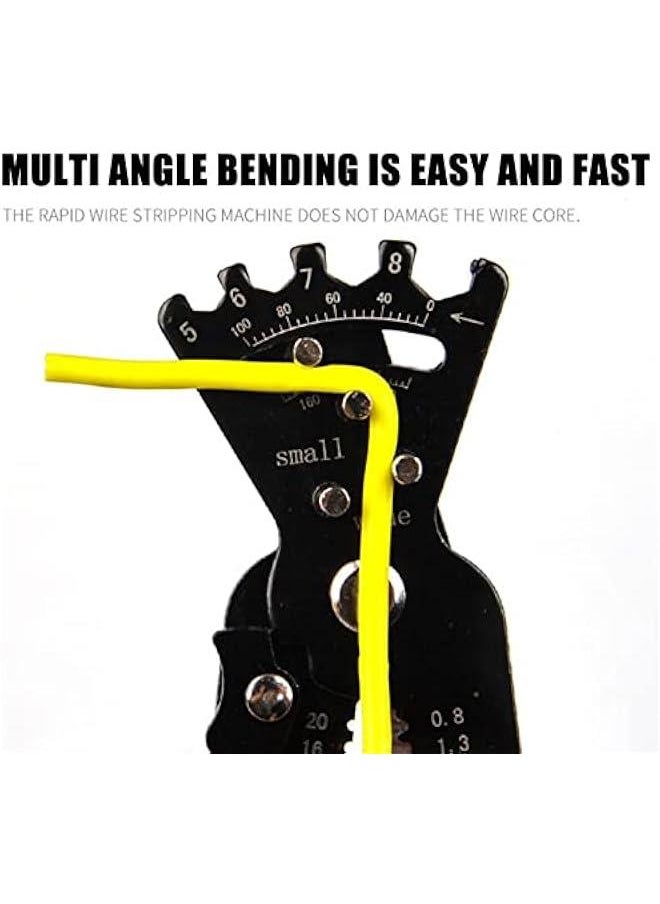 Multifunctional Electrician Wire Splitting Pliers with Wrench and Multi Angle Wire Bending Function, Ergonomic Non Slip Handle, Cable Stripping and Cutting Pliers for 5, 6, 7, 8 Wires