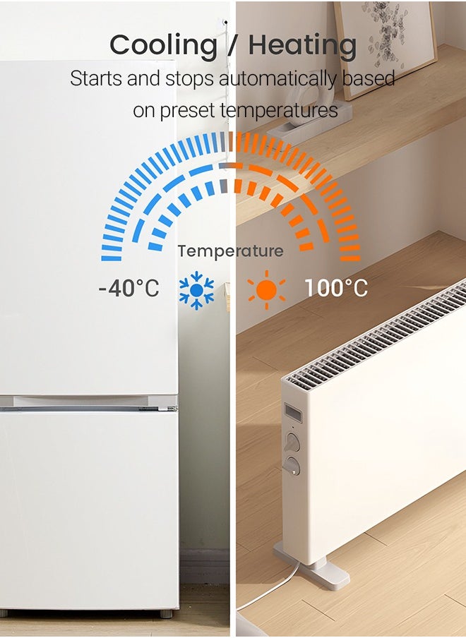 INKBIRD Plug-in Timer Thermostat C216T Programmable Heating and Cooling Temperature Controller with Timing Control High/Low-Temperature Alarm Refrigeration Delay Memory Function