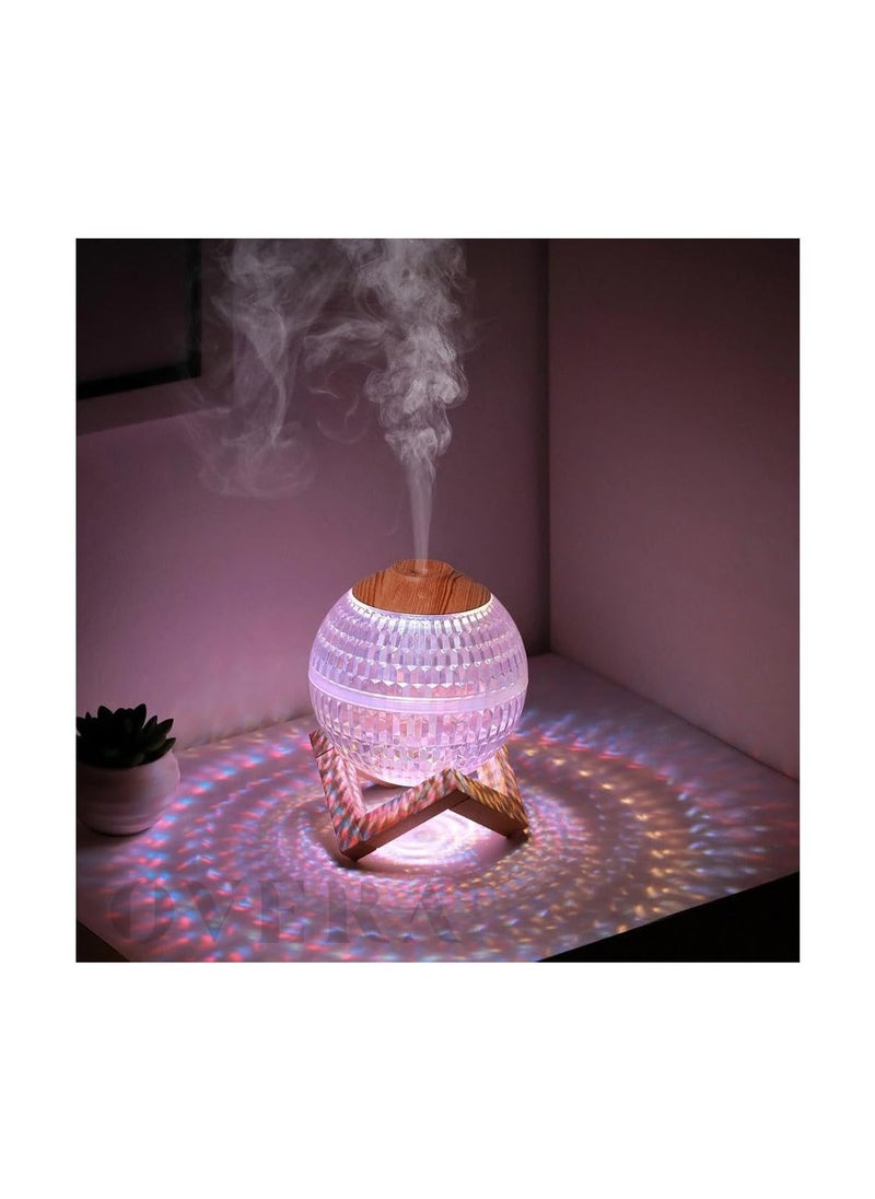 Crystal Ball Air Humidifier Usb Portable Fragrance Diffuser Colorful Led Light Ultrasonic Cool Mist Maker Aroma Humidifier