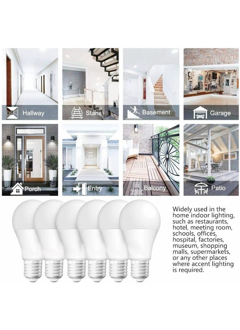 9W 12W 18W LED Light Bulb,Pack of 10,Non-Dimmable,E27 Base,6500K Daylight,Cool White