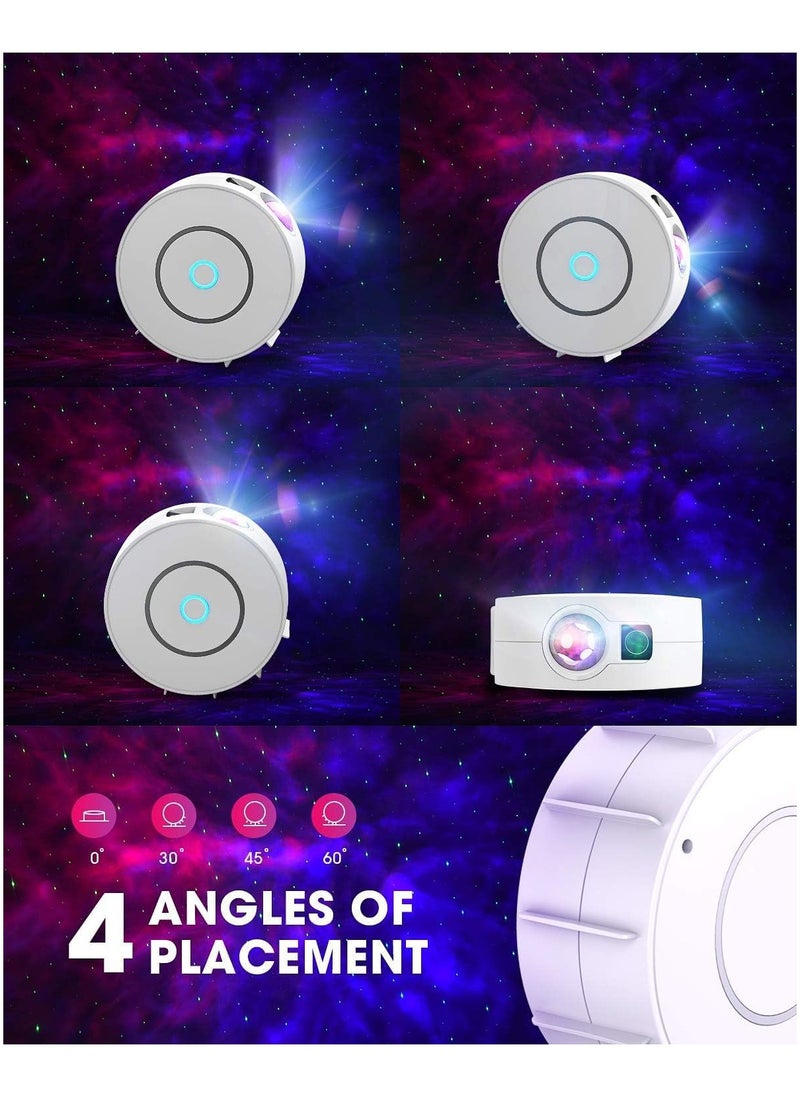 Smart Star Projector Light for Bedroom Control by Smart APP u0026 Voice Control Alexa and Google Home, 3D LED Projector Night Light with Nebula and Timing for Kids Bedroom Party Décor