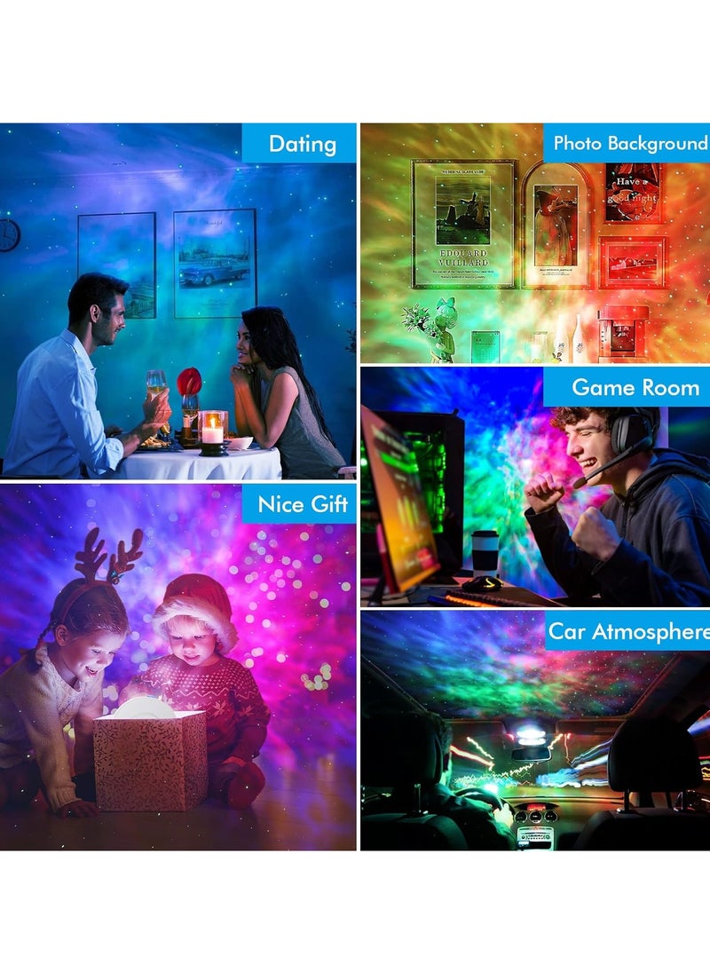 Smart Star Projector Light for Bedroom Control by Smart APP u0026 Voice Control Alexa and Google Home, 3D LED Projector Night Light with Nebula and Timing for Kids Bedroom Party Décor