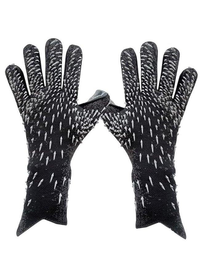 Goalkeeper Gloves,Strong Grip for Soccer Goalie Goalkeeper Gloves with Size 6/7/8/9/10 Football Gloves for Kids Youth and Adult Soccer Gloves