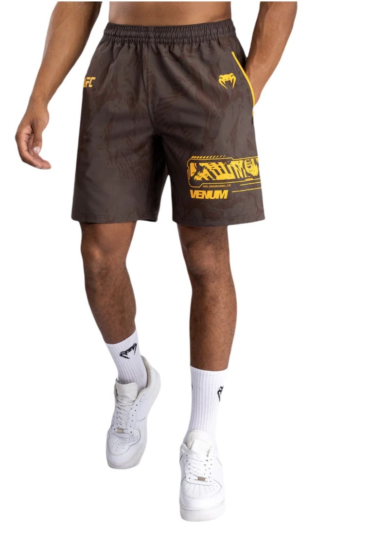 UFC FUSION BY VENUM FIRST WEEK TRAINING SHORTS DARK BROWN