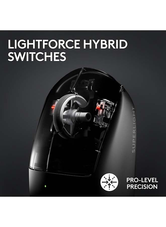 G Pro X Superlight 2 Lightspeed Gaming Mouse - Black - 2.4Ghz