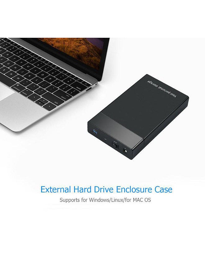 External 6Gbps USB 3.0 to SATA III 2.5Inch 3.5Inch Hard Drive Enclosure SSD HDD Box for 2.5