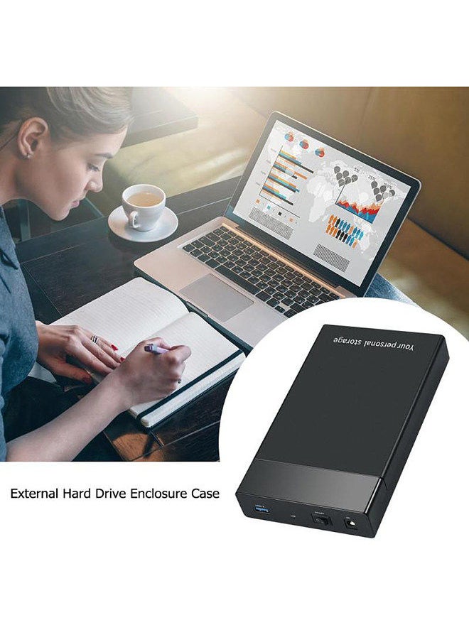 External 6Gbps USB 3.0 to SATA III 2.5Inch 3.5Inch Hard Drive Enclosure SSD HDD Box for 2.5