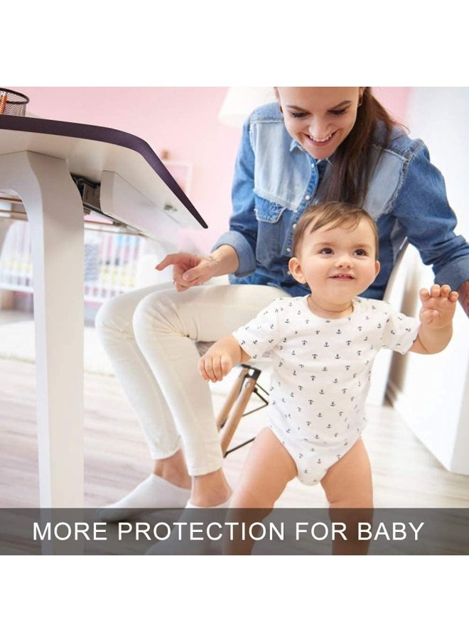 Kids Baby Safety Rubber Bumper Strip, 2M Protectors Table Edge Safe Corner Guard Anti-Collision Bar Protector for Different Size Furniture, Suitable for Home, Nursery(Coffee)