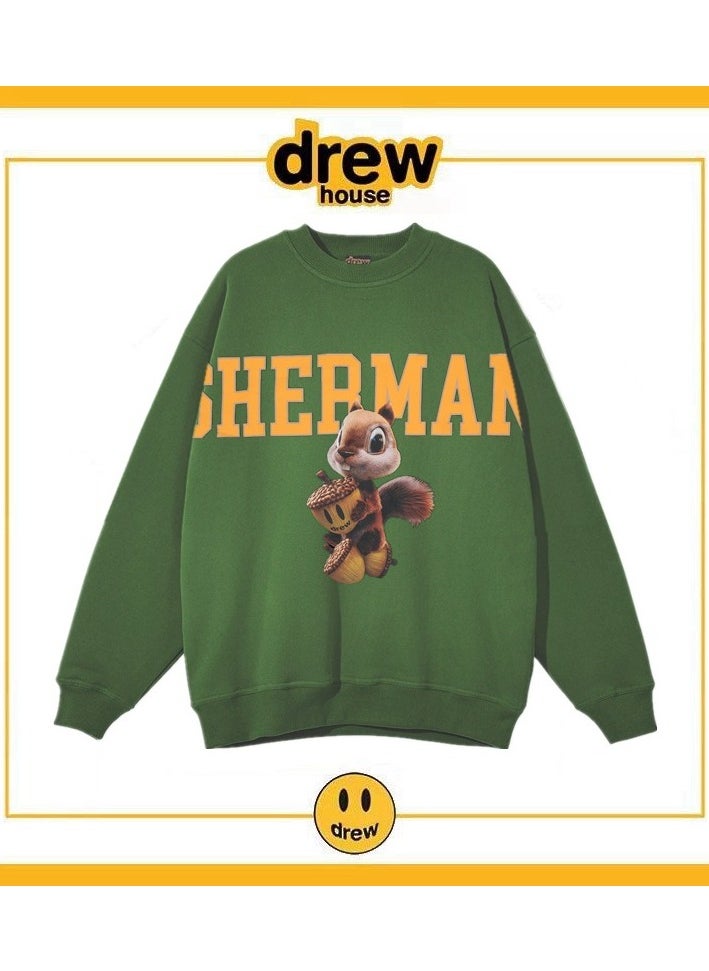 New Drew Smiling 38D Squirrel Round Neck Hoodie