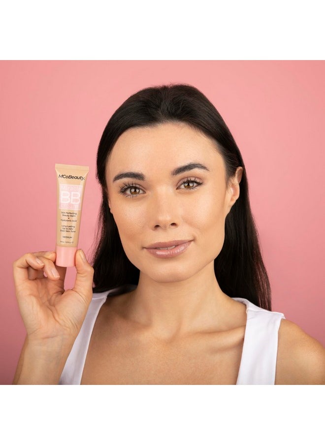 Miracle Bb Cream, Medium, Skin-Perfecting Coverage For Effortless Beauty, Vegan, Cruelty Free Cosmetics