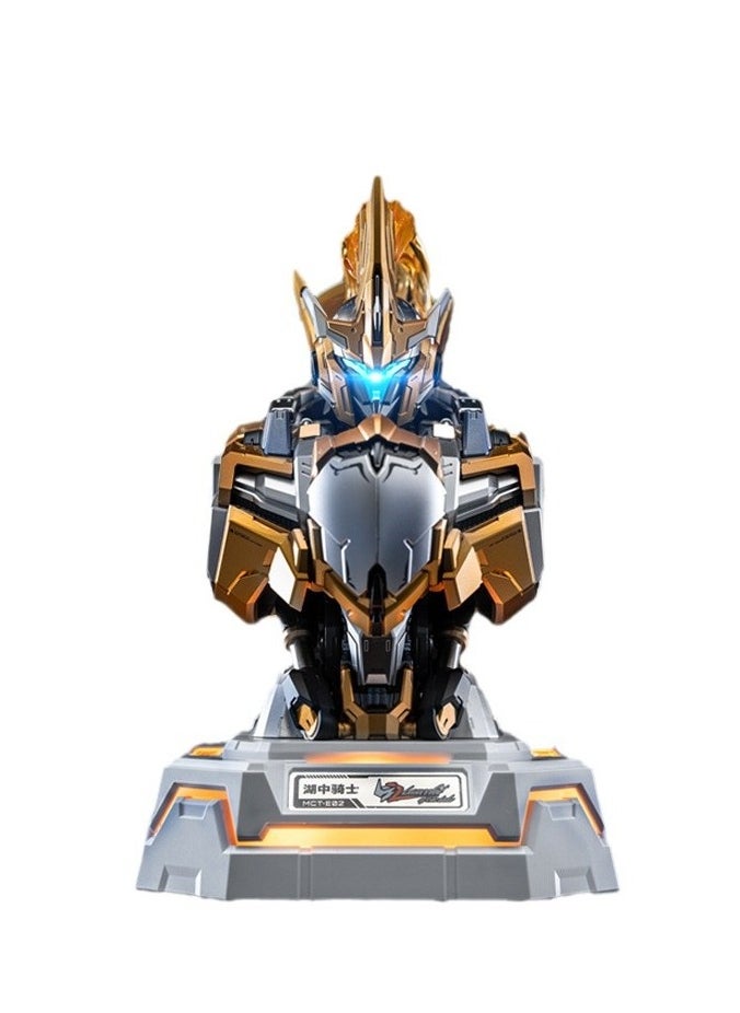 Gundam-Inspired 65W GaN Fast Charger with 5 Ports (3 Type-C + 2 USB-A), Multi-Scenario Use, Cool Desktop Decor, and Advanced Safety Features