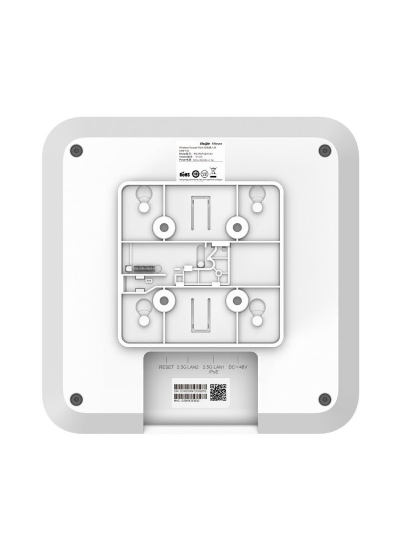 RG-RAP2260(H) Reyee Wi-Fi 6 AX6000 High-density Multi-G Ceiling Access Point