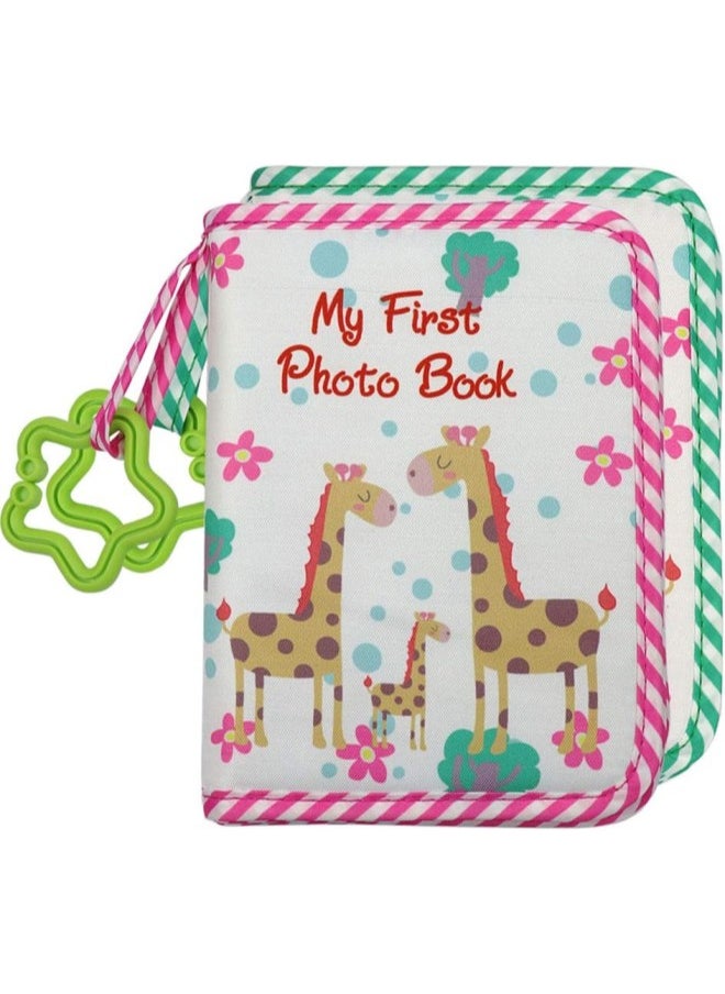 Baby Photo Album First Photo Album Soft Cloth Photo Book Album (Red)