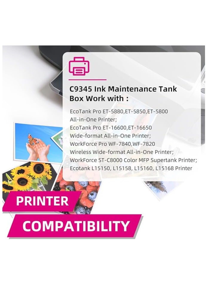Compatible C9345 Ink Maintenance Box for EcoTank Pro ET-5880 ET-5850 ET-5800