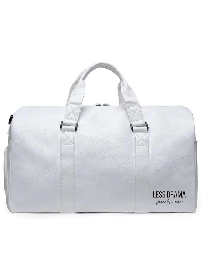 Waterproof Sports Duffel Bag for Men and Women | Unisex Gym Bag with Shoe Compartment | Fitness Travel and Weekend Bag | Durable and Spacious Carry-All Bag