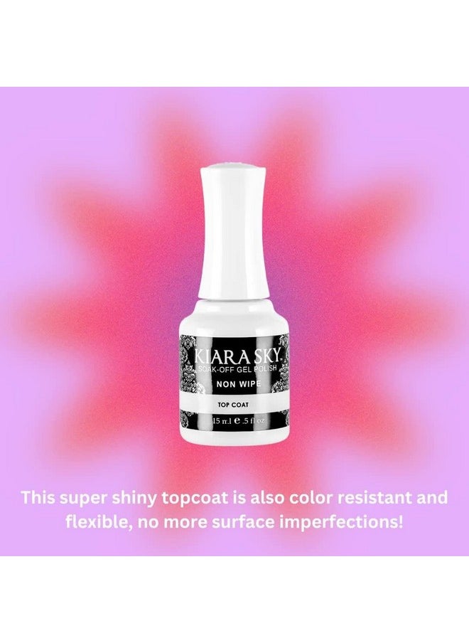 Professional Nails Led Uv Soak Off Gel Polish Non Wipe Top Coat