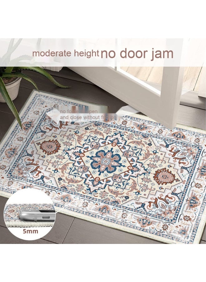 Durable Non-Slip Crystal Velvet Area Rug for Home