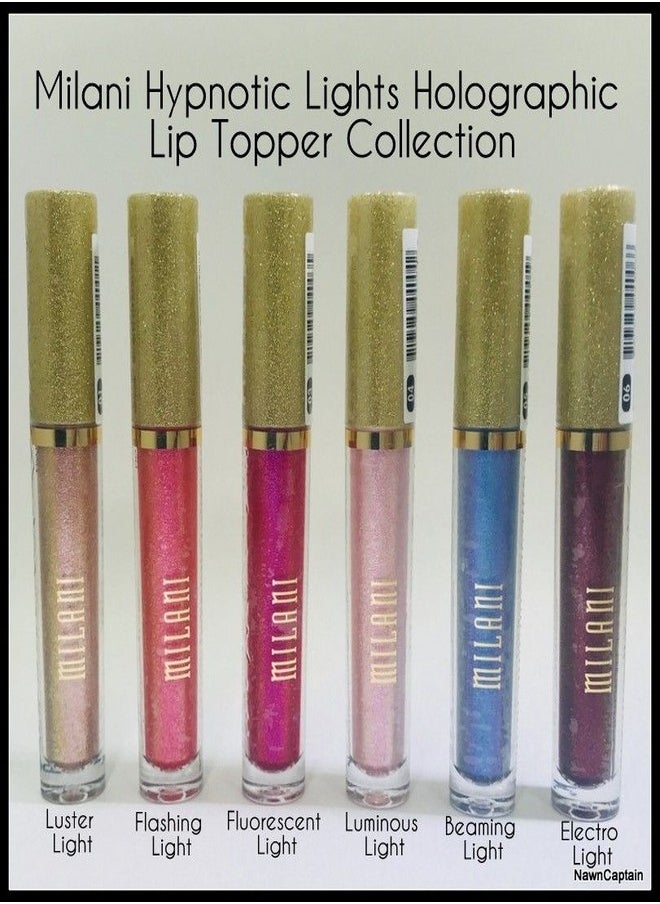 Milani Hypnotic Lights Lip Topper - Beaming Light (.15 Ounce) Cruelty-Free Lip Topping Glitter with a Shimmering Finish