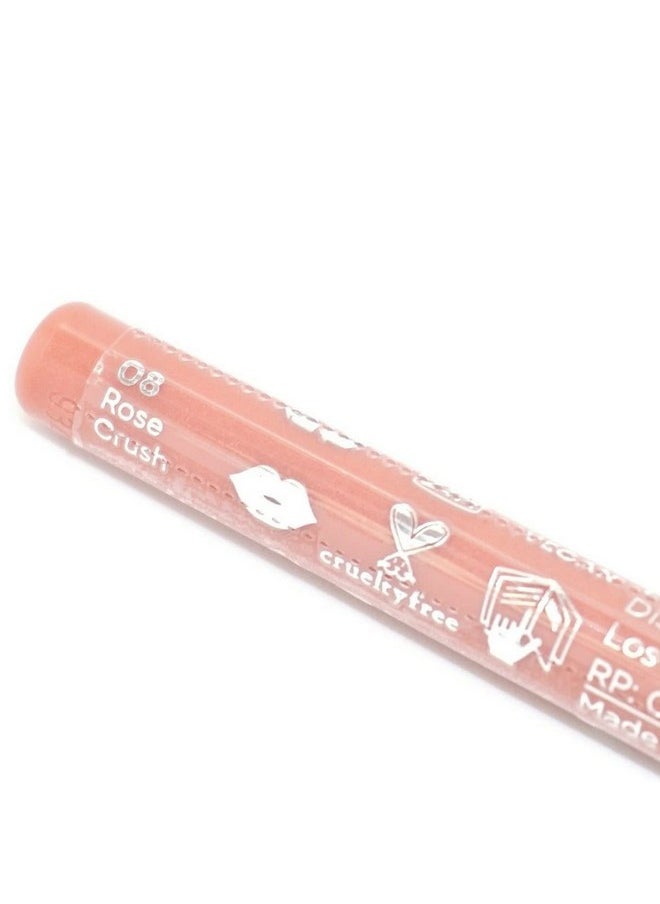 2 Pack Lipliner For Lips - Draw The Line Lipliner Pencil Rose Crush- .012 Oz / .35 G