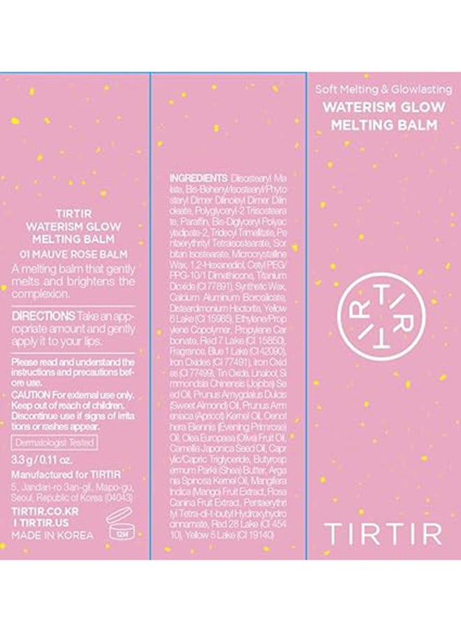 Waterism Glow Melting Balm 01 Mauve Rose