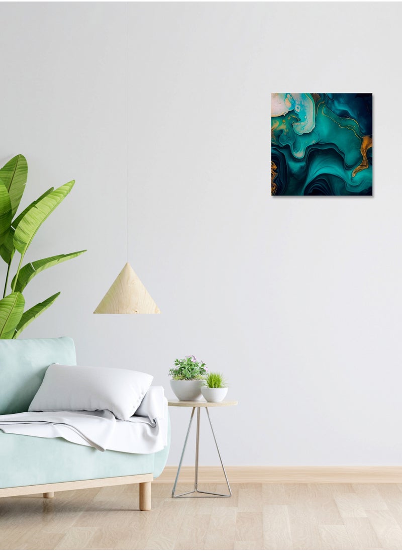 Abstract Marble Cotton Canvas Artwork with Wooden Stretcher – Wall Mount Friendly, Includes Hooks and Screws, Available in Sizes: 40x40, 60x40, 80x60, 80x120, 100x100, 100x150 cm