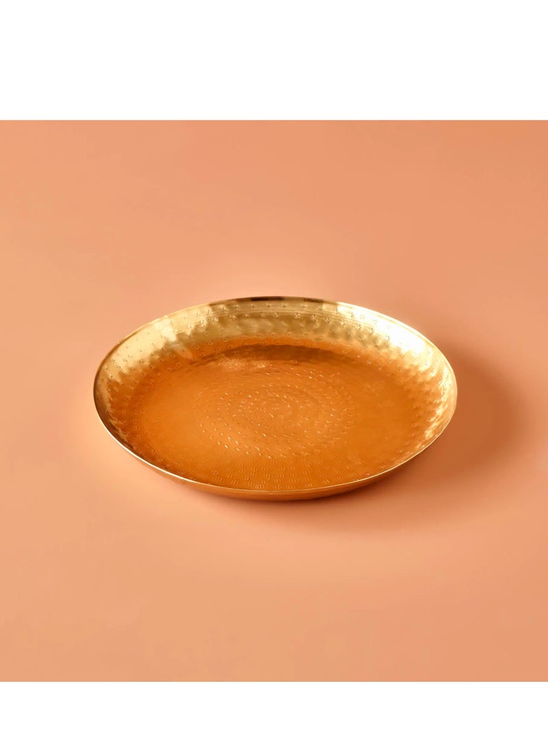 Serra Decorative Plate Gold (29 cm)