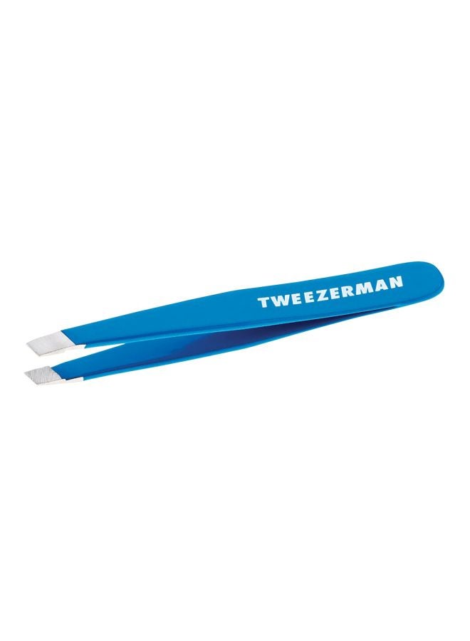 Mini Slant Tweezer Bahama Blue