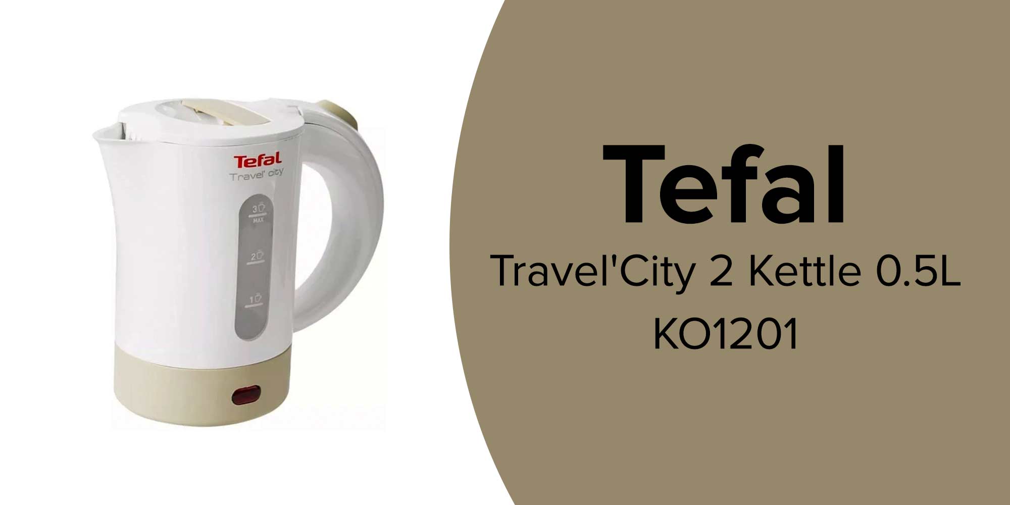 Travel'City 2 Tea Kettle 0.5L 0.5 L 650.0 W KO120127 White