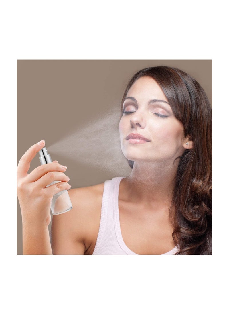 Perfume Atomizer Fine Mist Spray Mini Spray Bottles Refillable Travel Cleaning Makeup Bottles with 1 Pcs Funnels Container Pocket Size Sprayer Set - 100ml 2 Pack