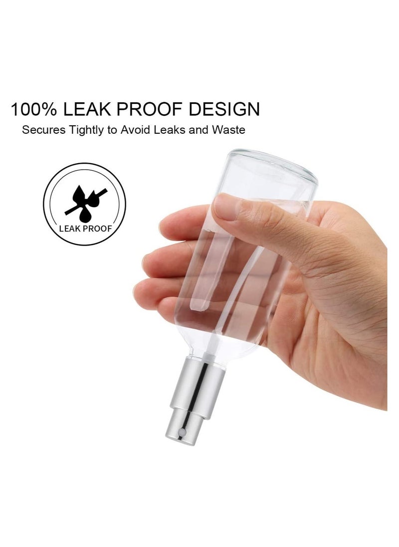 Perfume Atomizer Fine Mist Spray Mini Spray Bottles Refillable Travel Cleaning Makeup Bottles with 1 Pcs Funnels Container Pocket Size Sprayer Set - 100ml 2 Pack