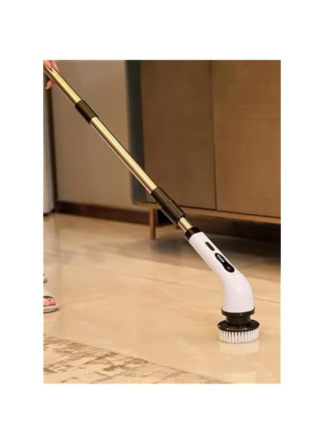 Electric Spin Scrubber, electric cleaning brush with 9 repalceable Brush head, cordless power shower scrubber for bathroom, kitchen, car,Floor, QXZXL0376A