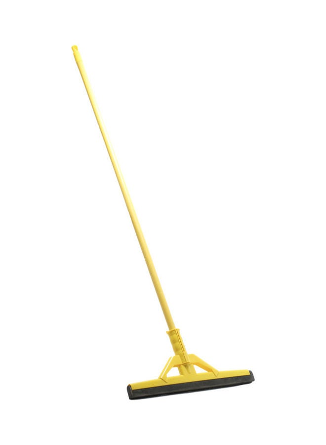 Floor Wiper with Stick Yellow/Black 130 x 45 x 5cm